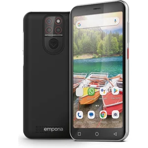 Emporia SMART5.mini - 4 G, 64 GB, 13 MP, 12,6 cm (4.95"), schwarz