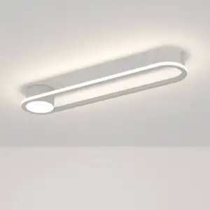 EGLO LED-Deckenlampe COLLECORVINO, weiß, Länge 50 cm, CCT