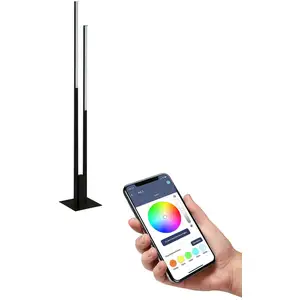 EGLO connect Fraioli-Z LED-Stehleuchte schwarz günstig