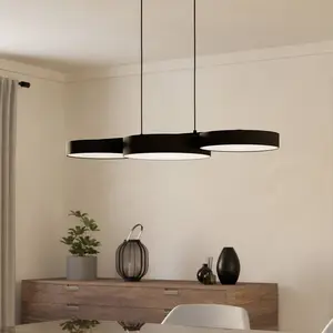 EGLO connect Smart LED-Hängeleuchte Barbano-Z, schwarz günstig