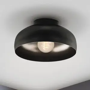 EGLO Mogano 2 Deckenleuchte, Ø28cm, schwarz günstig