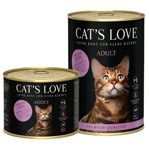 Cat´s Love Nassfutter Für Ausgewachsene Katzen Fisch & Huhn 200g