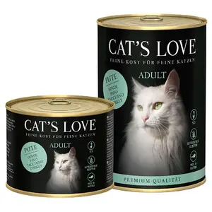 Cat´s Love Nassfutter Für Ausgewachsene Katzen Pute 200g