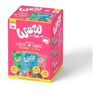 Wow Cat Katzenfilets In Soße Multipack 6x85g