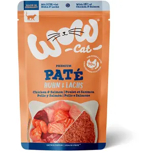 Wow Cat Nassfutter Für Katzen Mit Hühnchen Und Lachs 125g