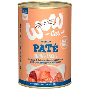 Wow Cat Katzenfutter Mit Huhn Und Lachs 400g