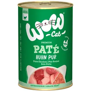 Wow Cat Nassfutter Für Katzen Mit Reinem Huhn 400g