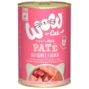 Wow Cat Junior Katzenfutter Mit Huhn Und Leber 400g