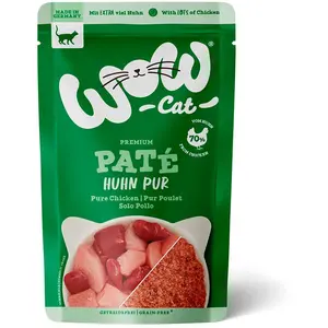 Wow Cat Nassfutter Für Katzen Mit Reinem Huhn 125g