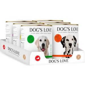 Dog´s Love Multipack Hundefeuchtfutter 6x400g
