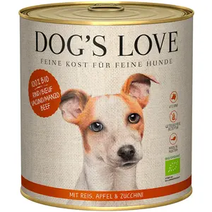Dog´s Love Nassfutter Für Hunde Mit Rindfleisch 800g