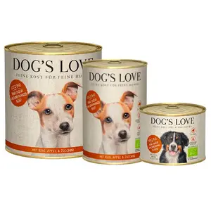 Dog´s Love Nassfutter Für Hunde Mit Rindfleisch 200g
