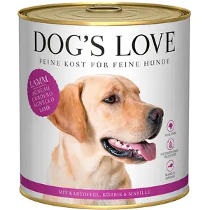 Dog´s Love Nassfutter Für Seniorenhunde Lamm 800g