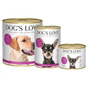 Dog´s Love Nassfutter Für Ausgewachsene Hunde Lamm 200g