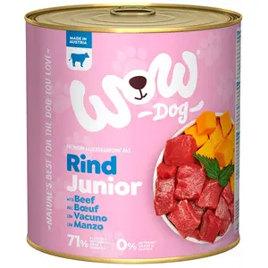 Wow Dog Nassfutter Für Welpen Mit Rindfleisch 800g