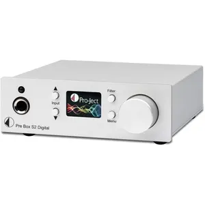 Pro-Ject Pre Box S2 Digital, Phono Vorverstärker, Silber