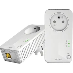 Strong POWERLINE 600 KIT (600Mb) - Pack de 2 (600 Mbit/s), Powerline, Weiss günstig