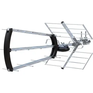 Strong SRTANT200 Auáenantenne UHF 18-20dB (Parabolantenne, DVB-T / -T2), SAT Spiegel + SAT Antennen, Schwarz, Silber