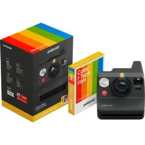 Polaroid Now 3 Schwarz + Color Film (8 Stück)