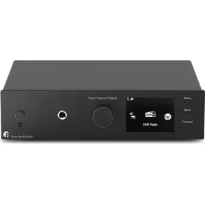 Pro-Ject Tuner Box S3, Haus, Schwarz, DAB+, 1%, 20 - 20000 Hz, 6,3 mm