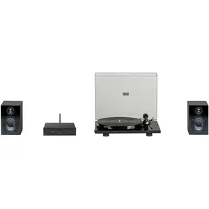 Pro-Ject Set Stereo con Giradischi (Manuell), Plattenspieler, Schwarz