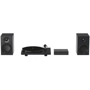Pro-Ject Colourful Audio System E (Manuell), Plattenspieler, Schwarz