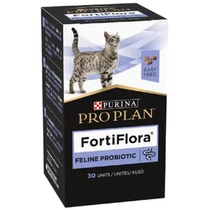 PURINA PRO PLAN Fortiflora Feline Probiotic Kauwürfel 30 ct günstig