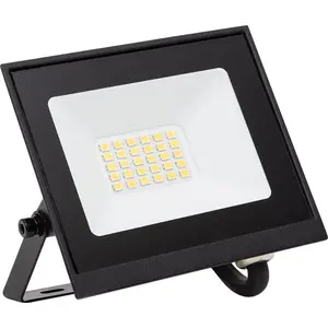 LED Fluter 20W 120 lm/W IP65 S3 4000K Nein Schwarz Neutralweiß