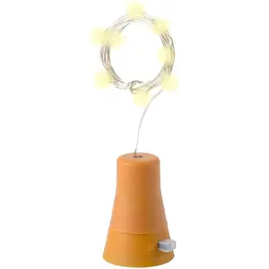 LED Girlande Solar Außen Draht für Flaschen 3000K Warmweiß