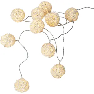 LED-Girlande Bhala 1,6m 3000K Warmweiß