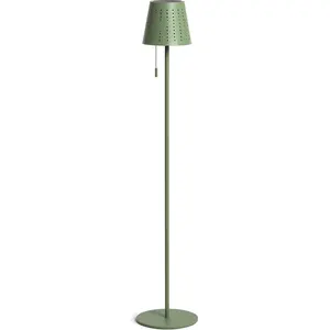 LED Stehlampe Solar Außen 3W Metall Banate Seladongrün