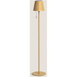 LED Stehlampe Solar Außen 3W Metall Banate Sandgelb