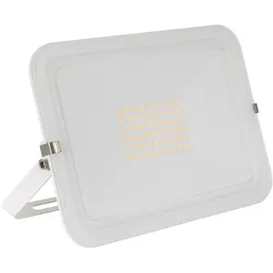 LED- Fluter 50W 120lm/W IP65 Slim Glas Weiss 6000K Kaltweiß