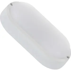 TECHBREY LED-Deckenleuchte 25W Oval für Aussen 96x198 mm IP65 Weiss 30...
