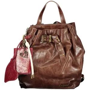 Stylischer Damen Rucksack in Braun mit vielfältigen Fächern und Extras