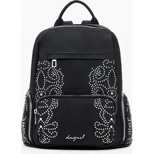 Desigual Rucksack Chester Mini Backpack Schwarz Freizeitrucksack Poker Face