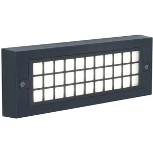LEDS C4 Netz Außenleuchte - 16 W, Warmweiß, Ip44, Schwarz