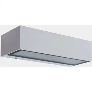 LEDS-C4 LED-Außenwandlampe Nemesis, weiß, Breite 19,5 cm