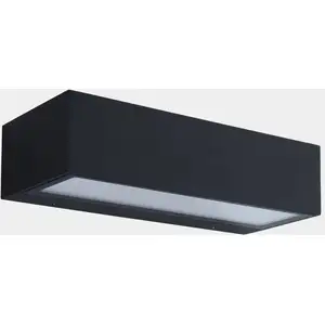 LEDS-C4 LED-Außenwandlampe Nemesis, anthrazit Breite 19,5 cm