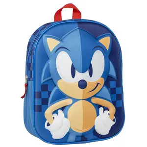 Rucksack Cerda Sonic The Hedgehog 3D Blau 25x31x10 cm