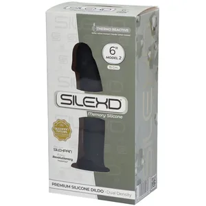 SILEXD Premium Silikon Dildo Modell 2 Schwarz 15 cm 1 ct