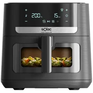 Solac FA1801, Heißluftfritteuse, 8 l, 1,75 kg, 40 °C, 200 °C, 6 Person...