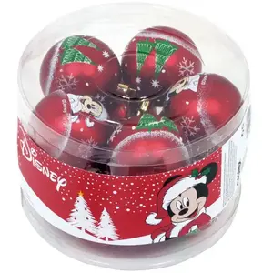 Arditex Mickey Mouse 10er-pack Weihnachtskugeln Happy Smiles 6 Cm