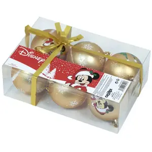 Arditex Mickey Mouse Packung Mit 6 Weihnachtskugeln Happy Smiles 8 Cm günstig