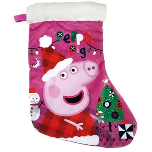 Arditex Peppa Pig Gemütliche Ecke Der Weihnachtsmann-socke 42 Cm