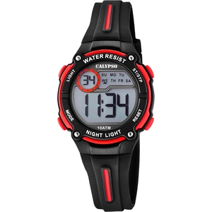 Calypso Digital Crush Kinderuhr Armbanduhr schwarz Kunststoff PolyurethanK6068 günstig