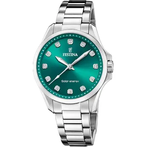 Festina Damenuhr Festina Solar Energy Grün Petite Damenuhr Festina-F20654-3 günstig