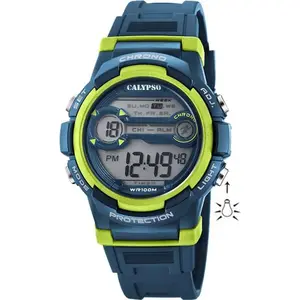 Calypso Digital Crush Armbanduhr Datum Alarm Stoppuhr Licht K5808/3 günstig