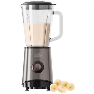 Black & Decker BXJB801E, Standmixer, Edelstahl, Mixen, 0,84 m, Tasten,...