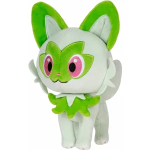 Jazwares Pokémon Sprigatto Plüschtier 20 Cm Grün Kinder Grün One Size